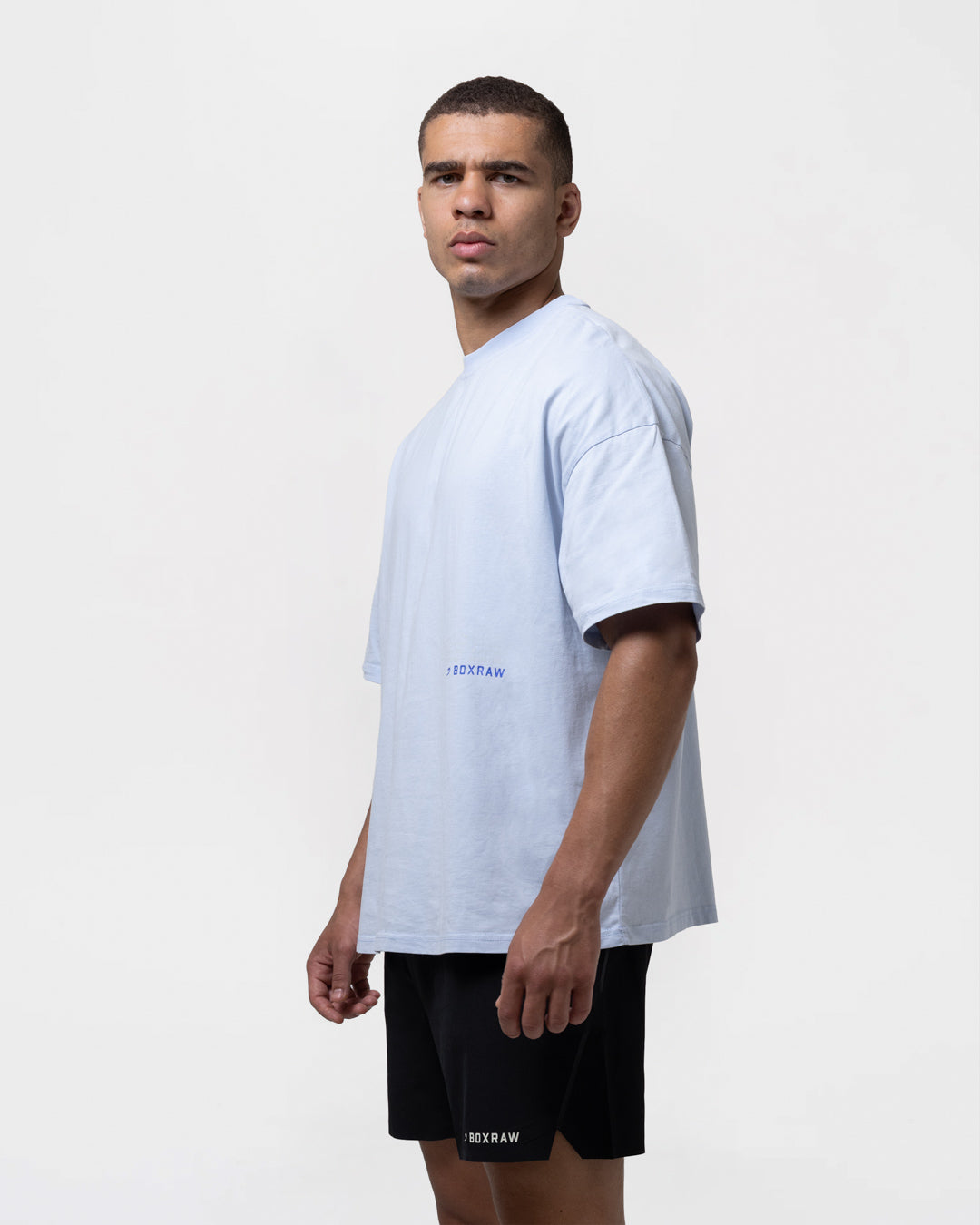 Sparring Club Fire Horse Oversized T-Shirt - Washed Baby Blue