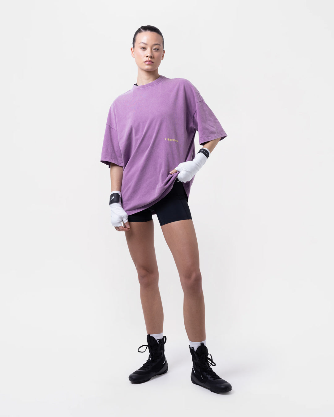 Sparring Club Oversized T-Shirt - Washed Purple