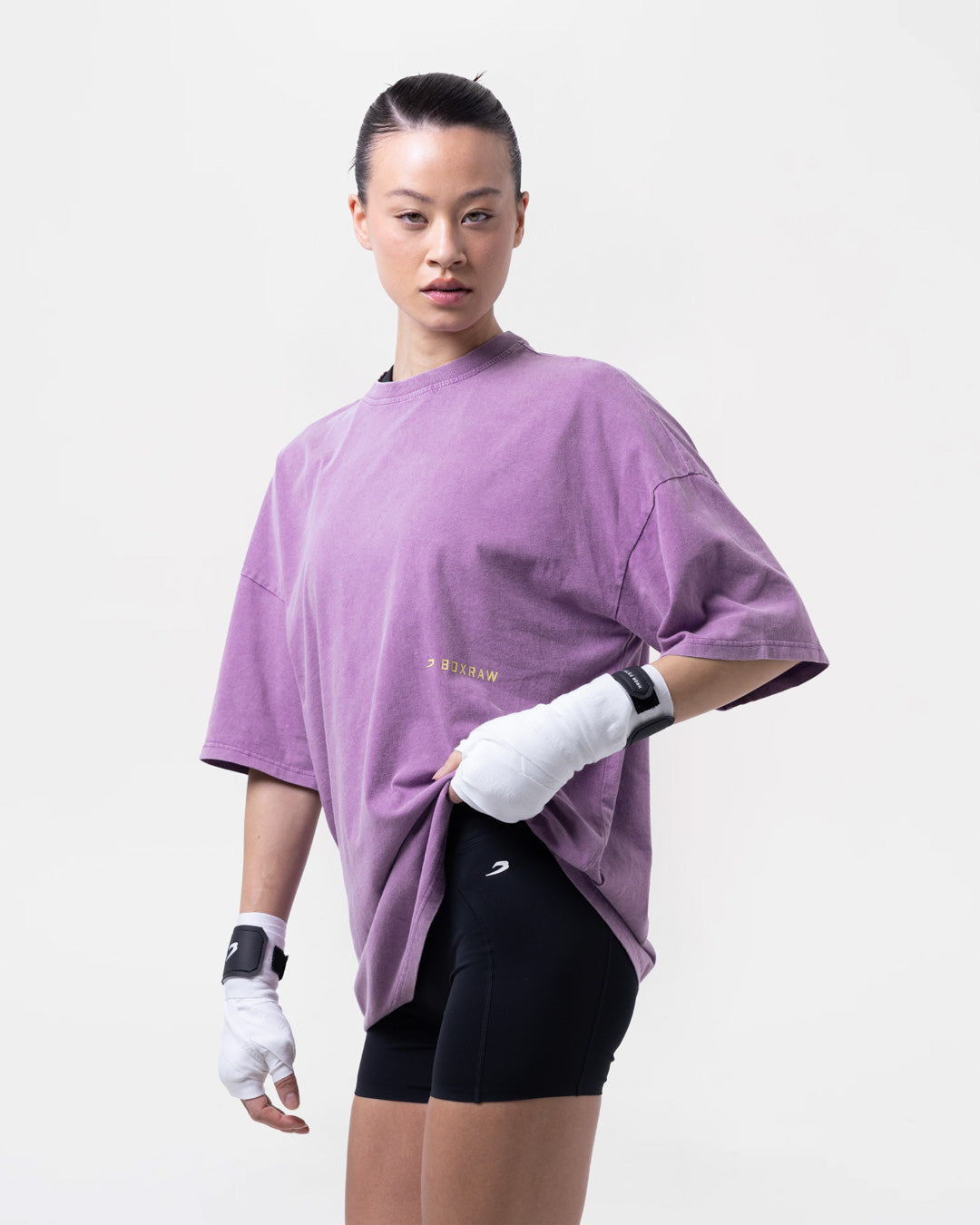 Sparring Club Oversized T-Shirt - Washed Purple