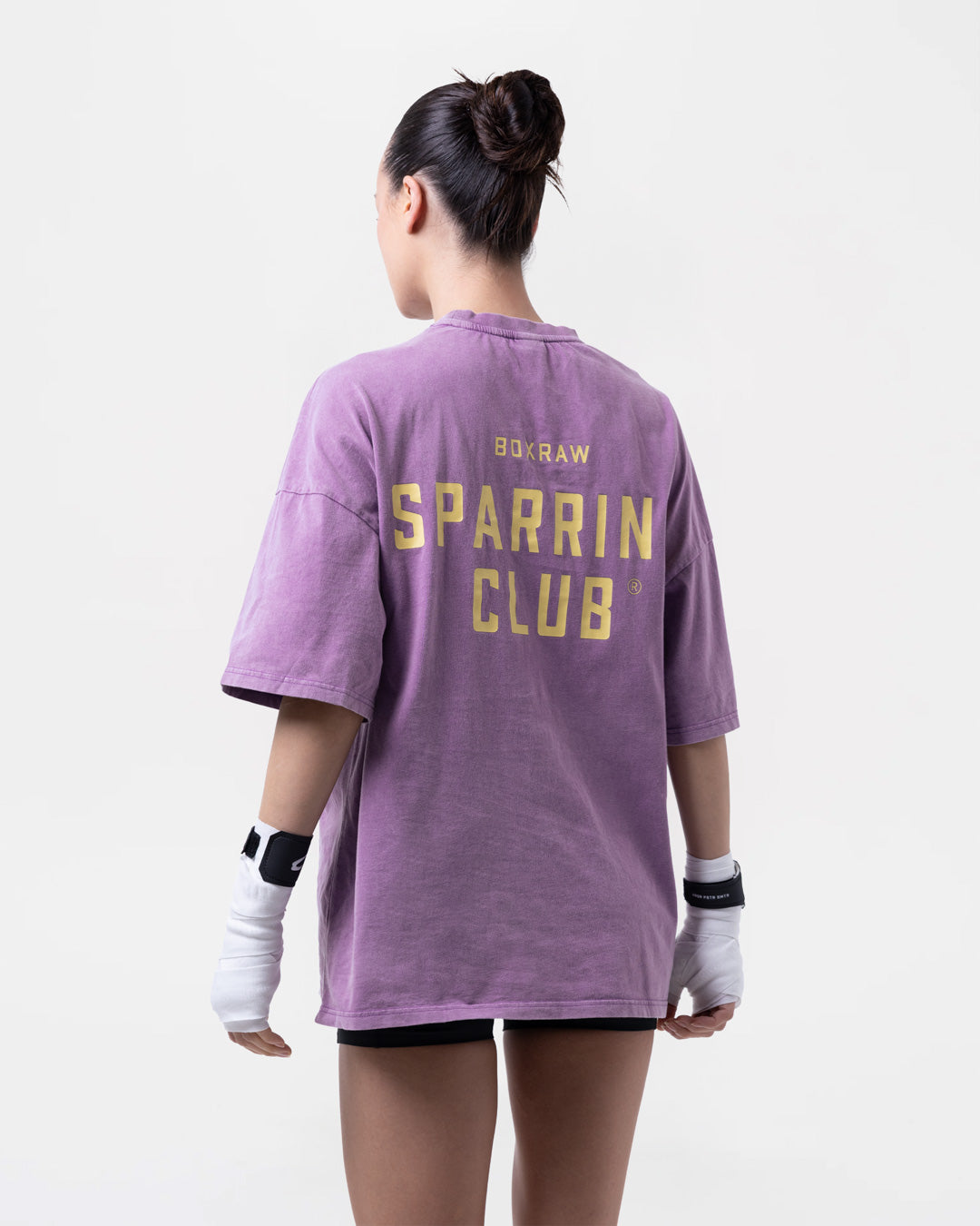 Sparring Club Oversized T-Shirt - Washed Purple