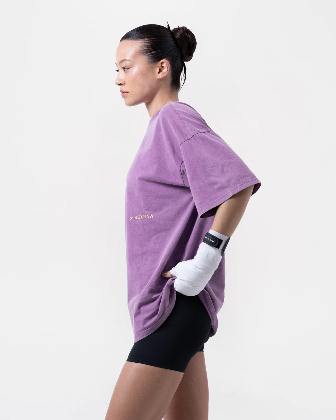 Sparring Club Oversized T-Shirt - Washed Purple