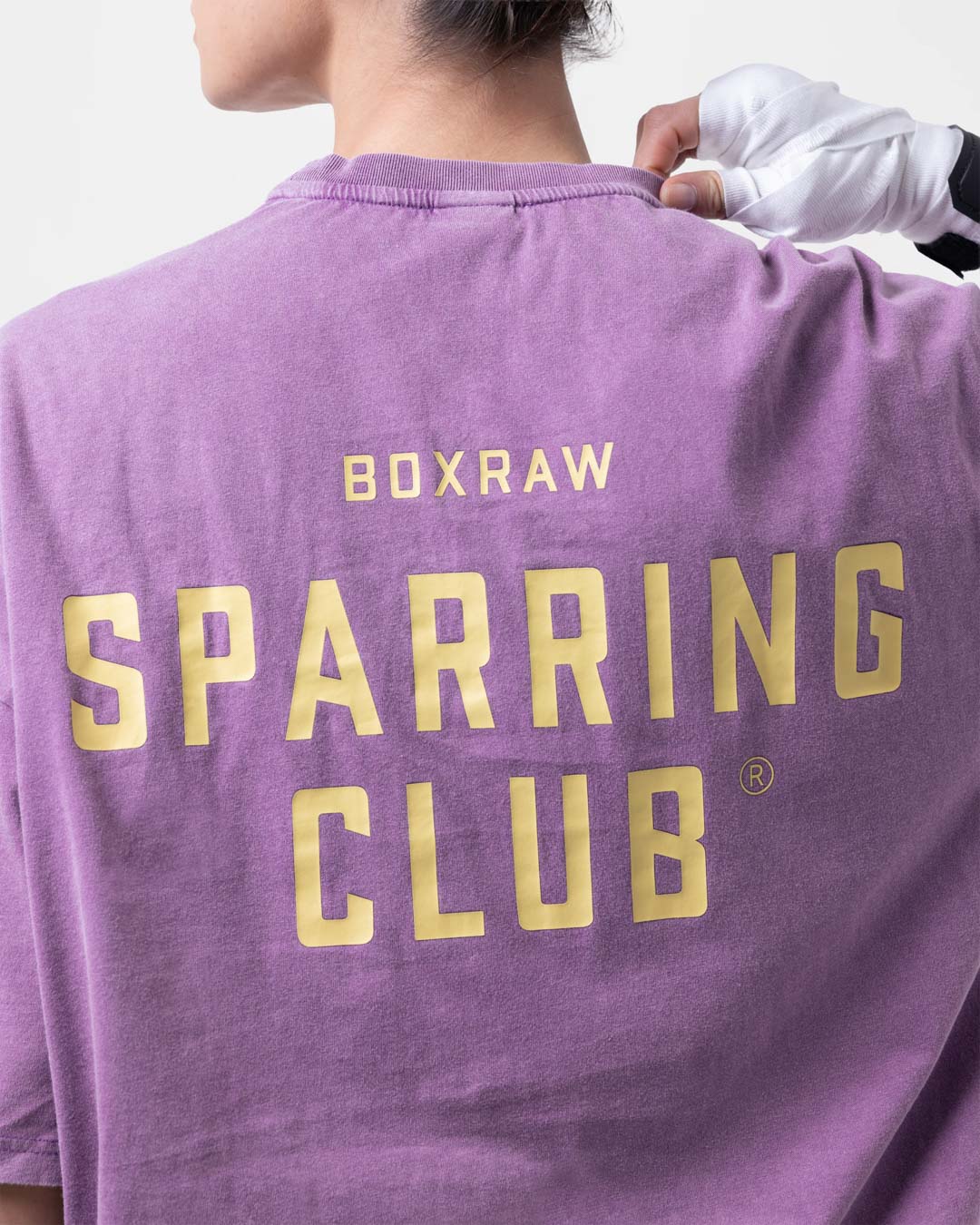 Sparring Club Oversized T-Shirt - Washed Purple