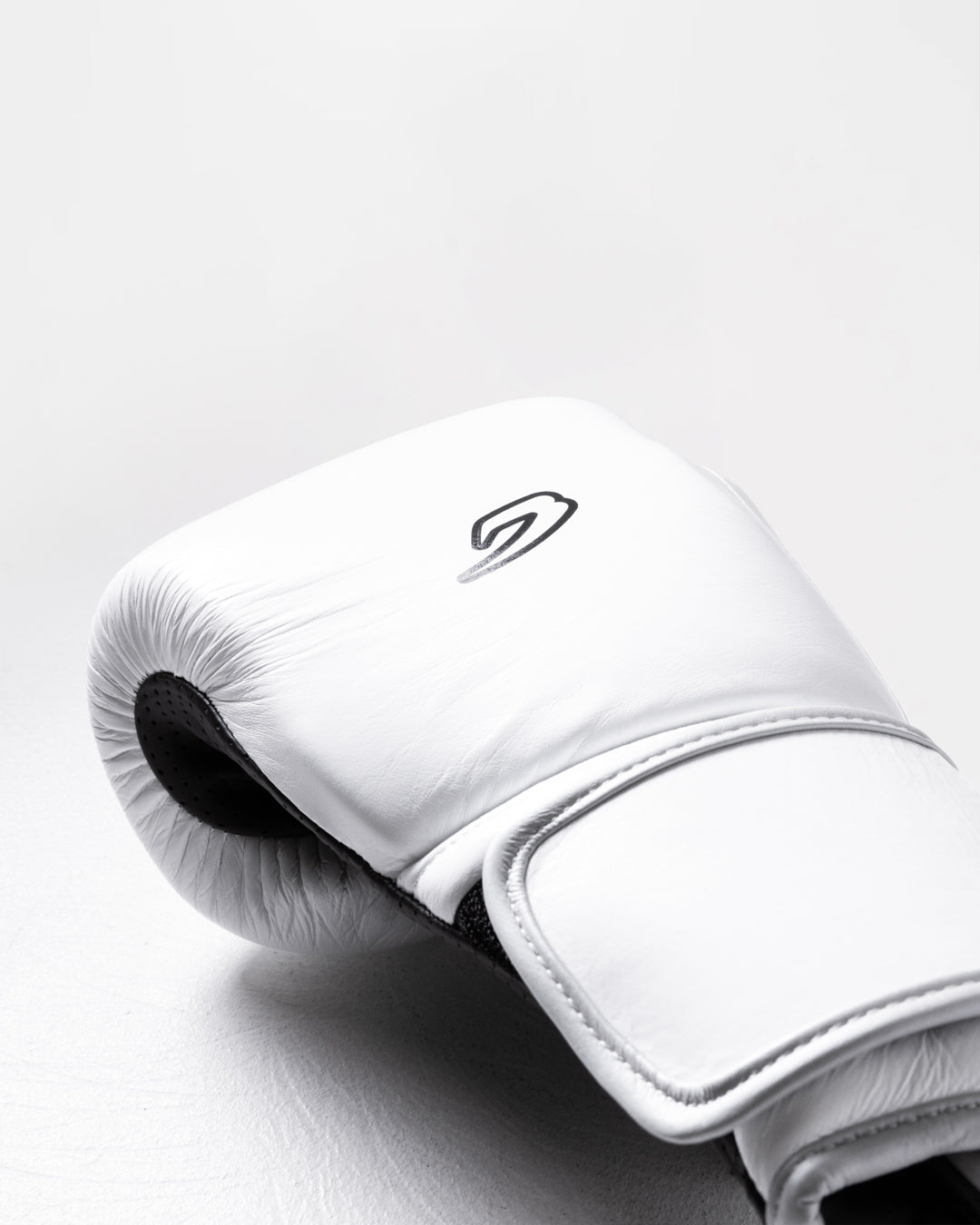 Strike-Five Strap Boxing Gloves - White/Black