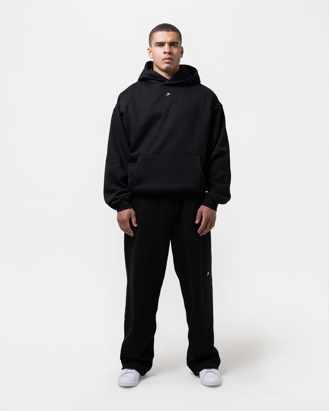 Strike Oversized Hoodie - Black