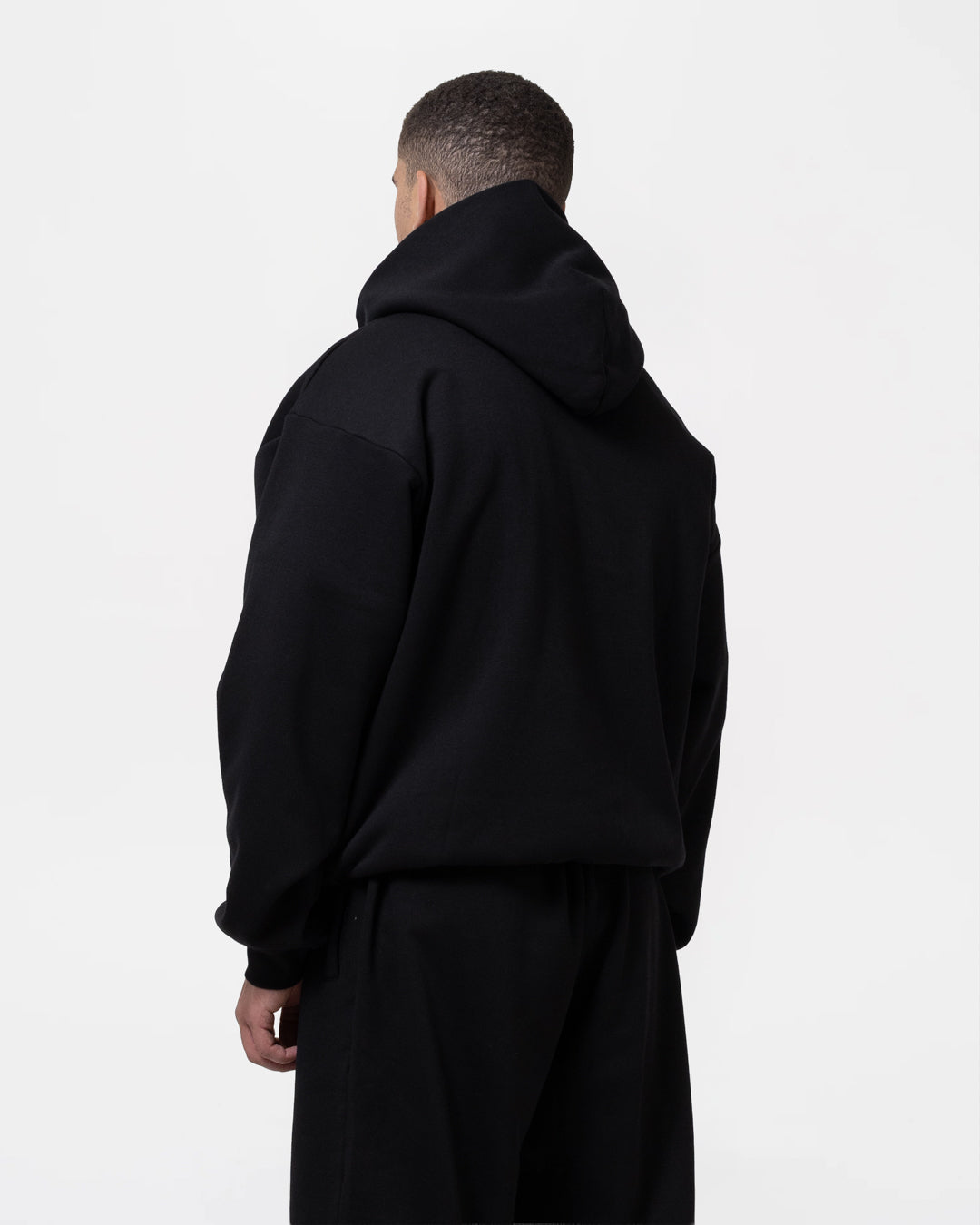 Strike Oversized Hoodie - Black