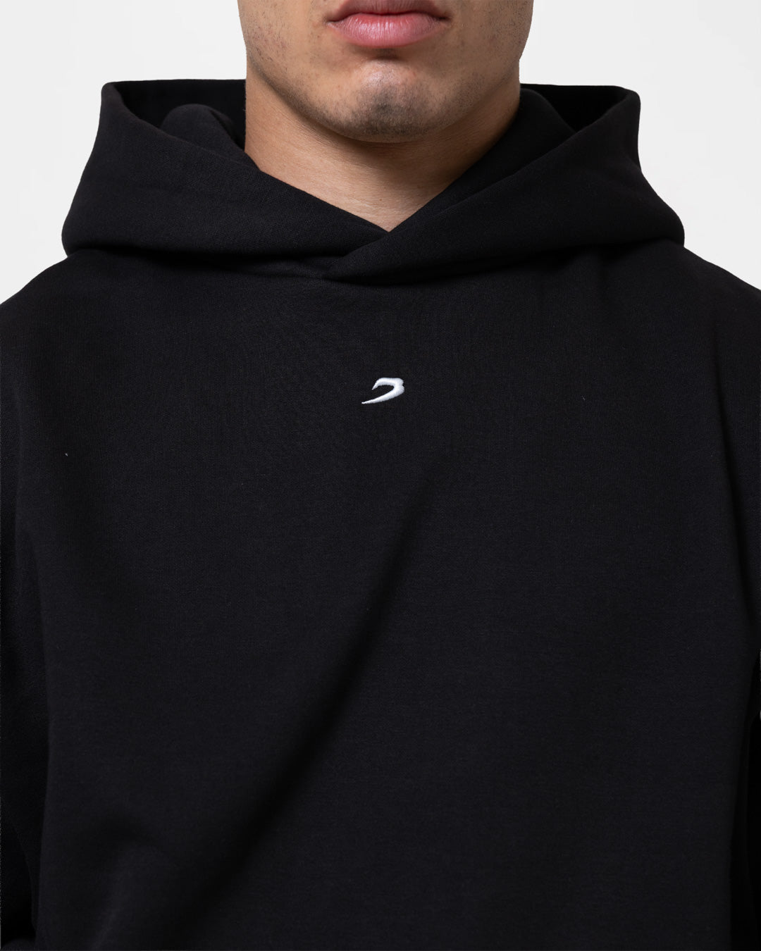 Strike Oversized Hoodie - Black