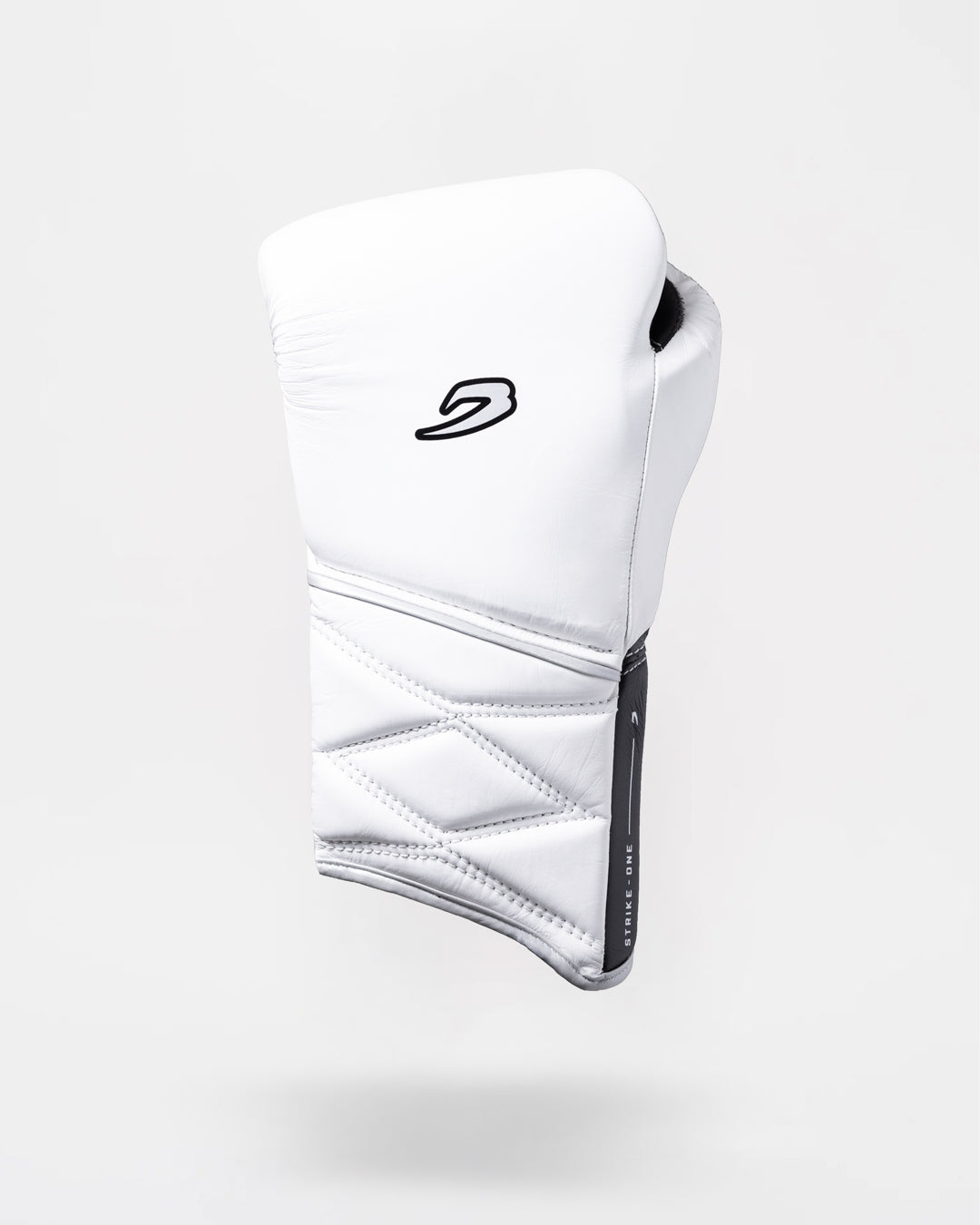 Strike-One Lace Boxing Gloves - White/Black