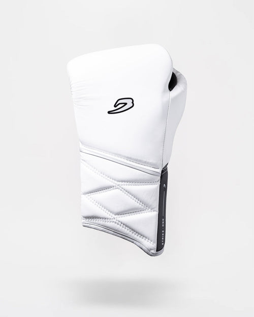 Strike-One Lace Boxing Gloves - White/Black