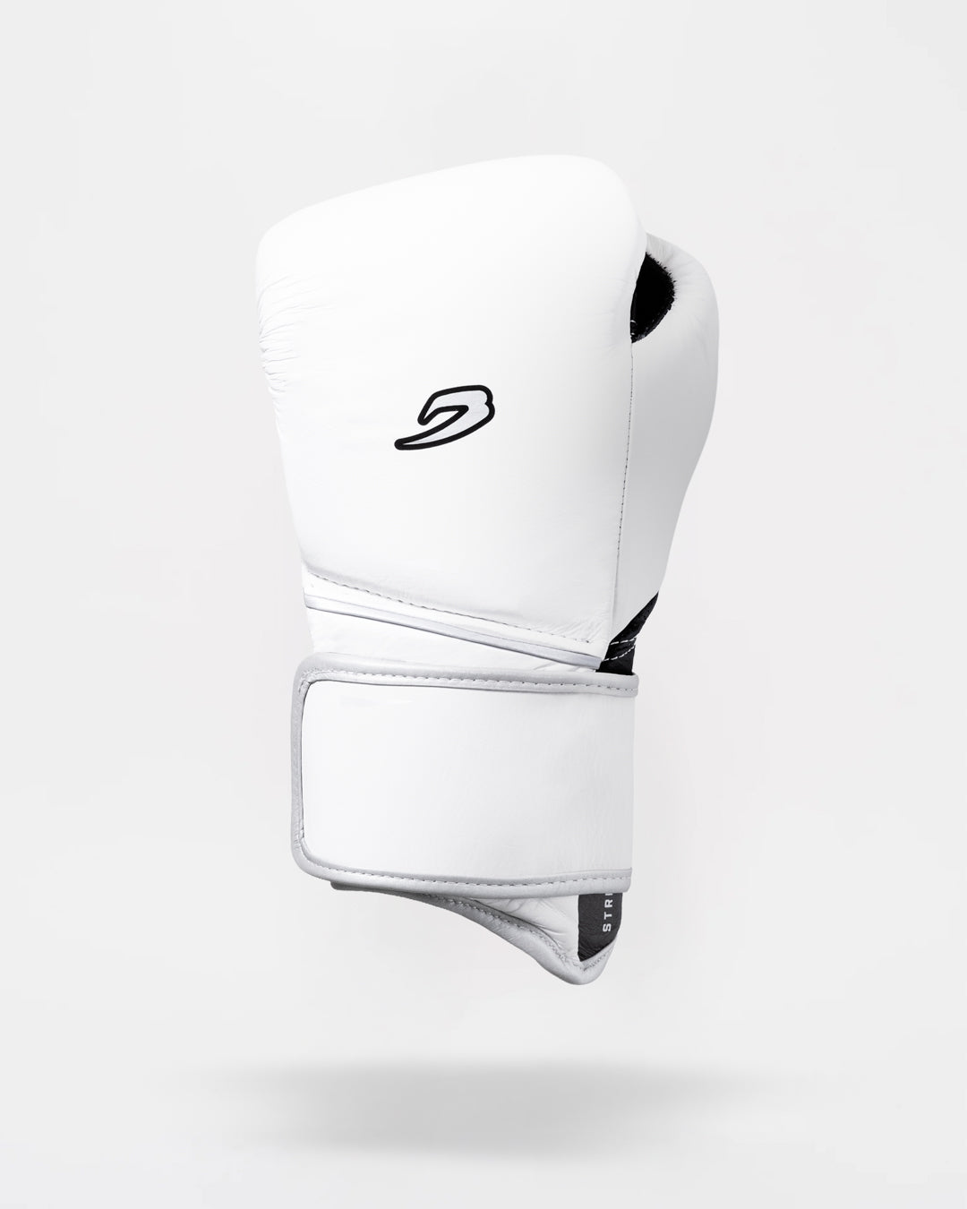 Strike-One Twin Strap Boxing Gloves - White/Black