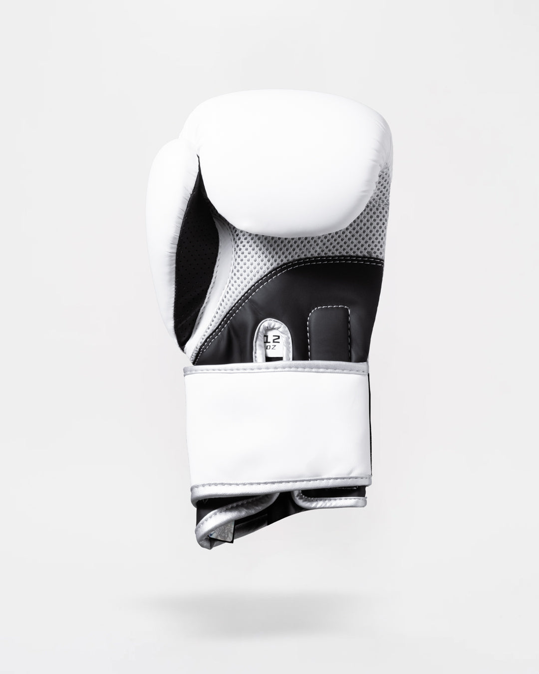 Strike-Seven Strap Boxing Gloves - White/Black
