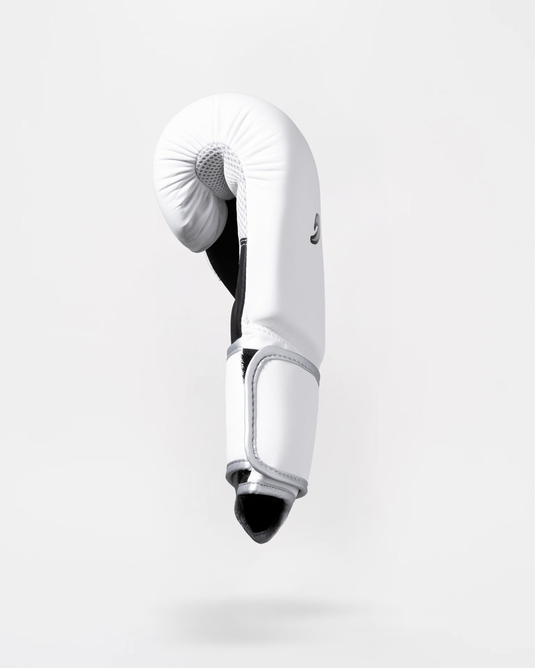 Strike-Seven Strap Boxing Gloves - White/Black