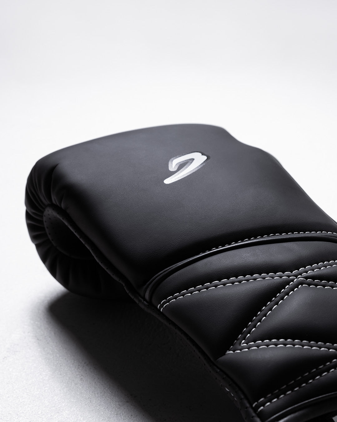Strike-Three Lace Boxing Gloves - Black/Charcoal