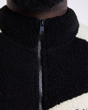 Walker Sherpa Jacket - Black/Cream