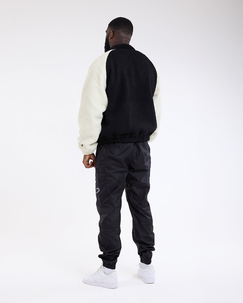 Walker Sherpa Jacket - Black/Cream