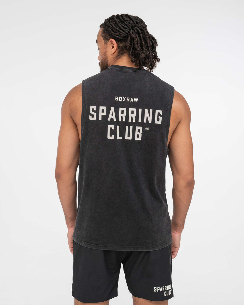 Sparring Club Muscle Tank - Washed Black