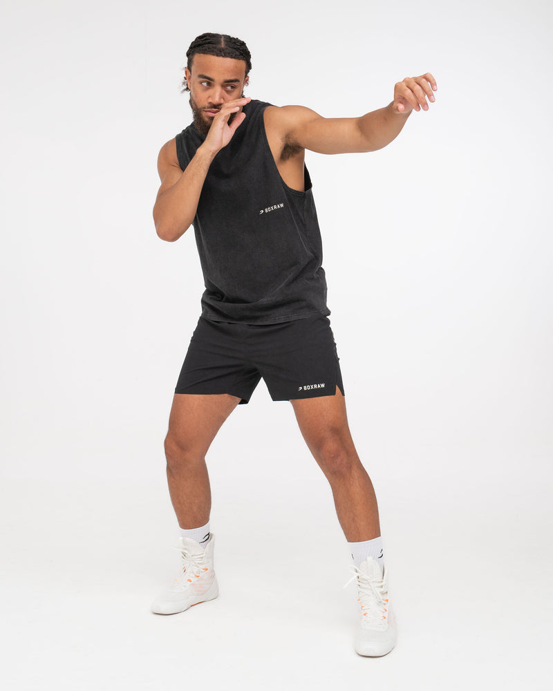 Sparring Club Muscle Tank - Washed Black
