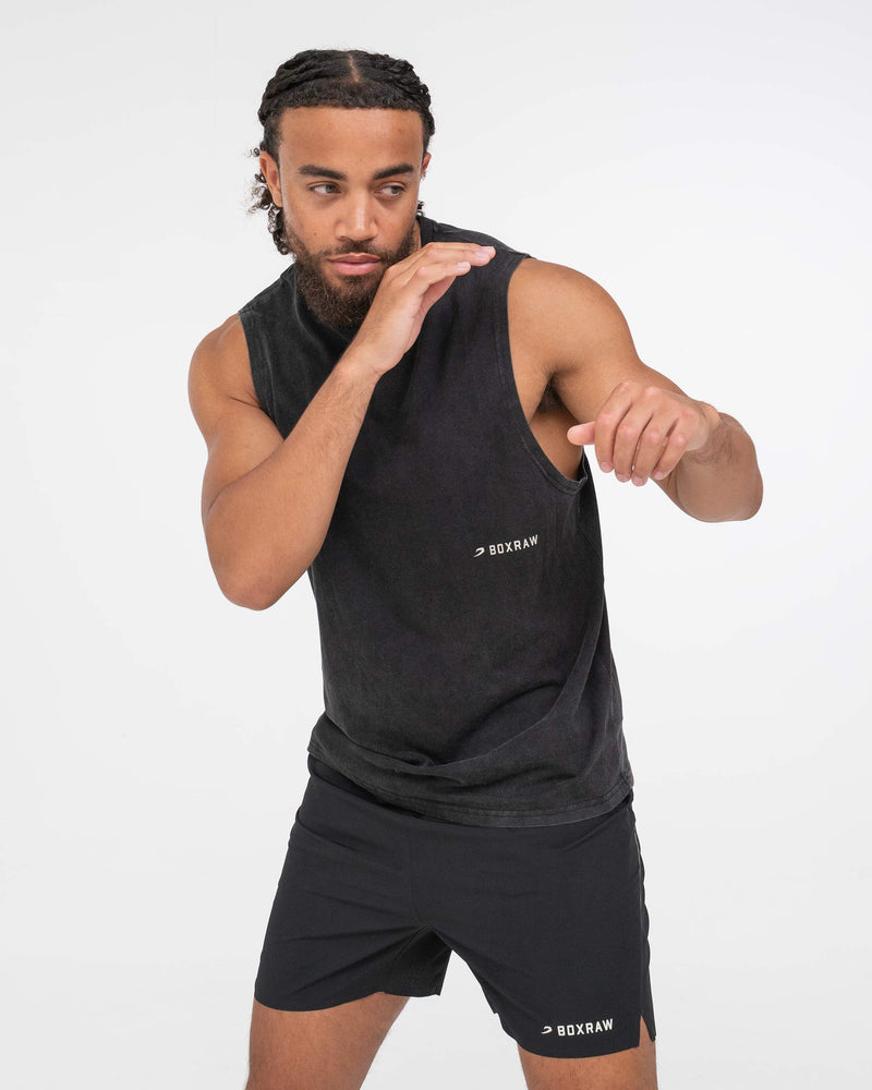 Sparring Club Muscle Tank - Washed Black