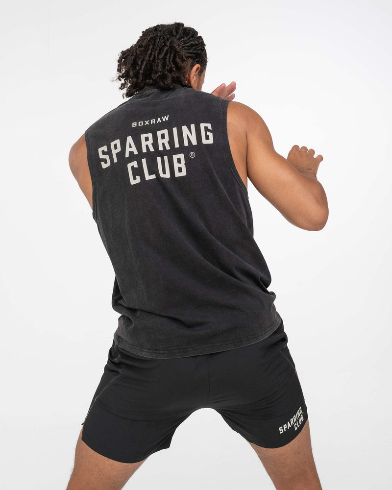 Sparring Club Muscle Tank - Washed Black
