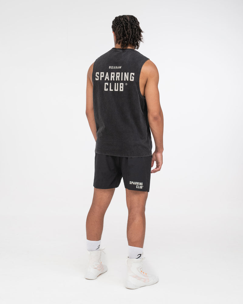 Sparring Club Muscle Tank - Washed Black