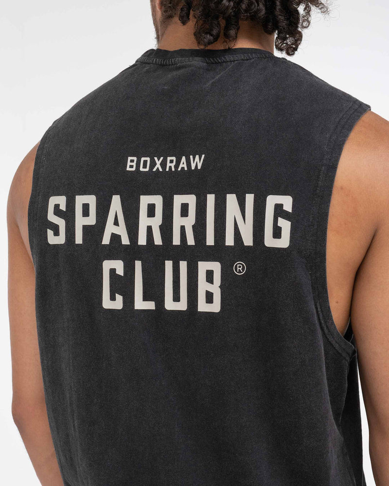 Sparring Club Muscle Tank - Washed Black