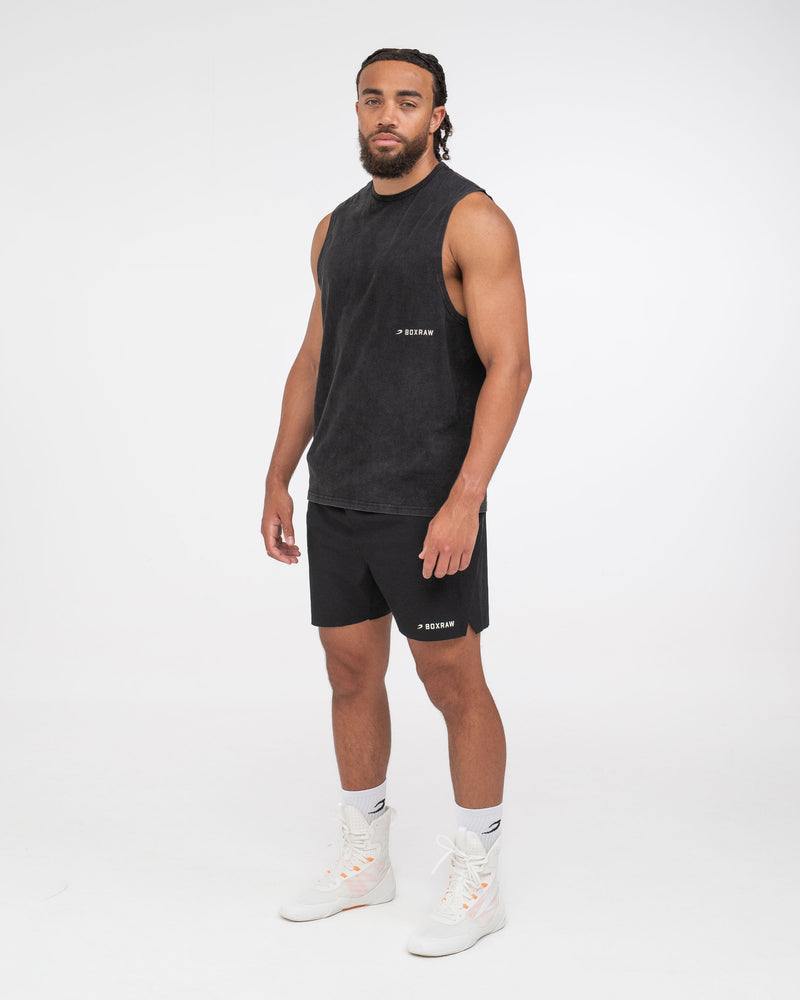 Sparring Club Muscle Tank - Washed Black