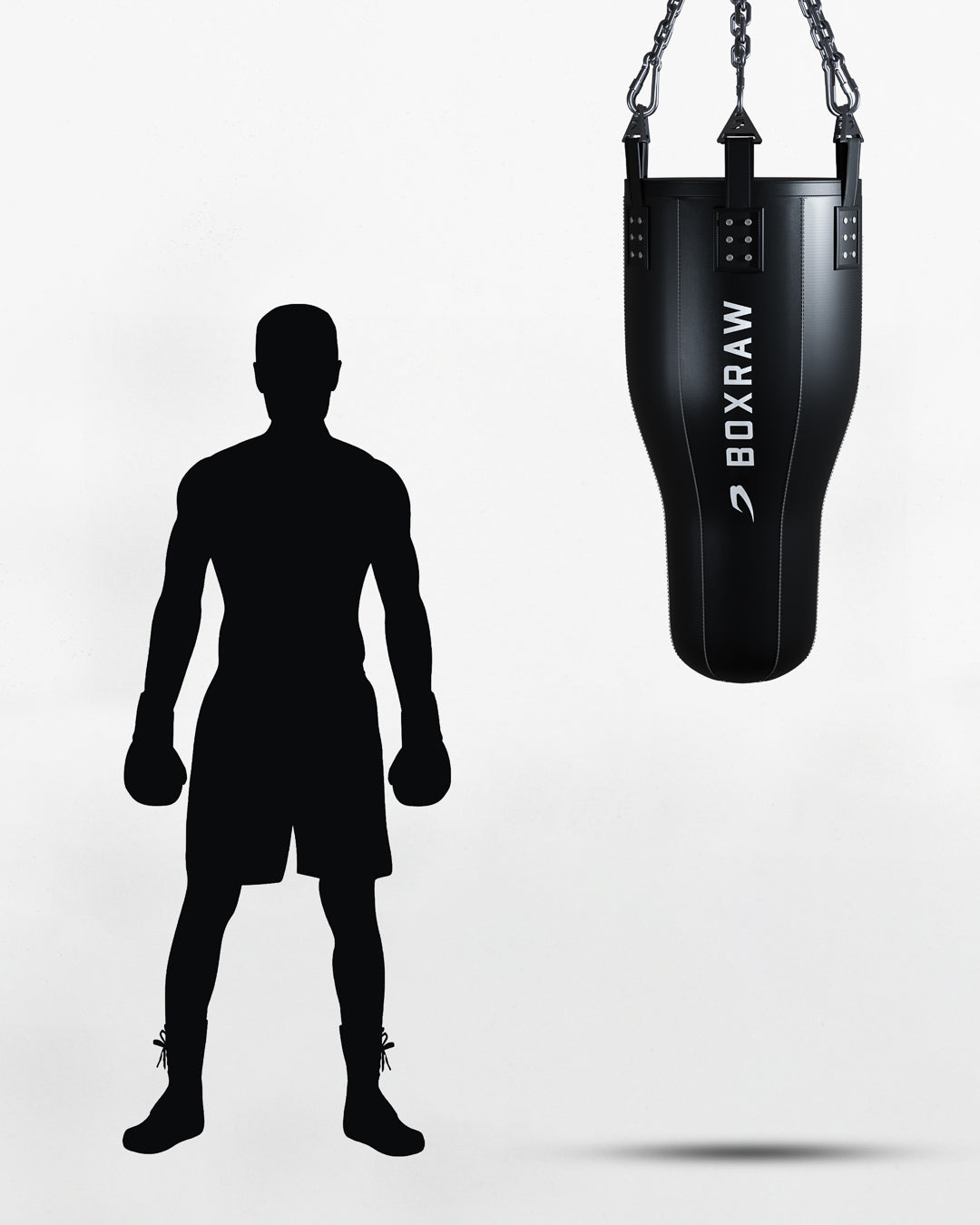 BOXRAW 105cm Spitzer Bag - Black/60kg