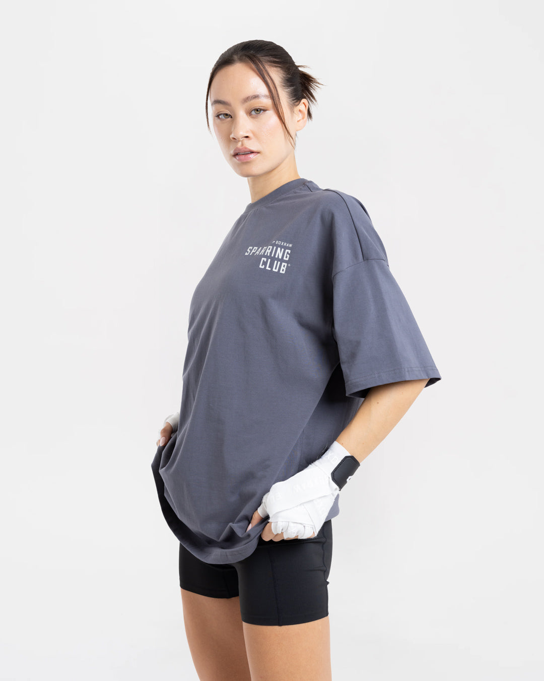 Women's This Is My House Oversized T-Shirt - Charcoal | BOXRAW