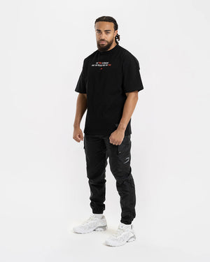Teddy Atlas Heat Oversized T-Shirt - Black
