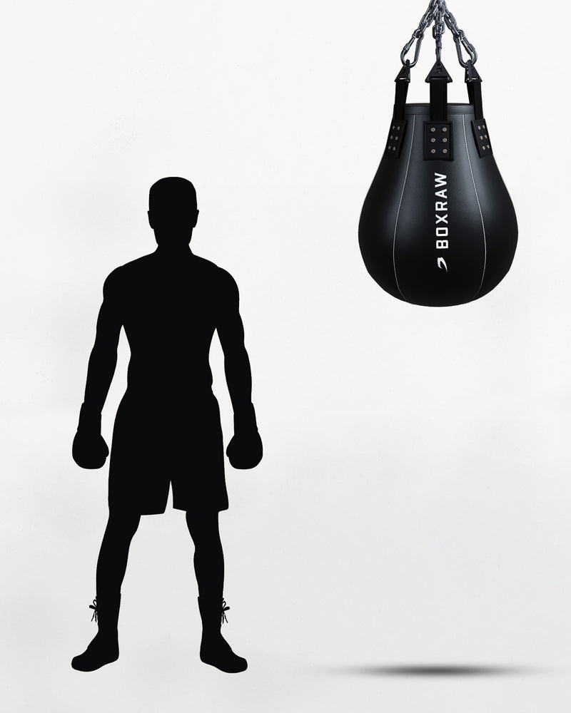 BOXRAW Uppercut Bag - Black/45kg