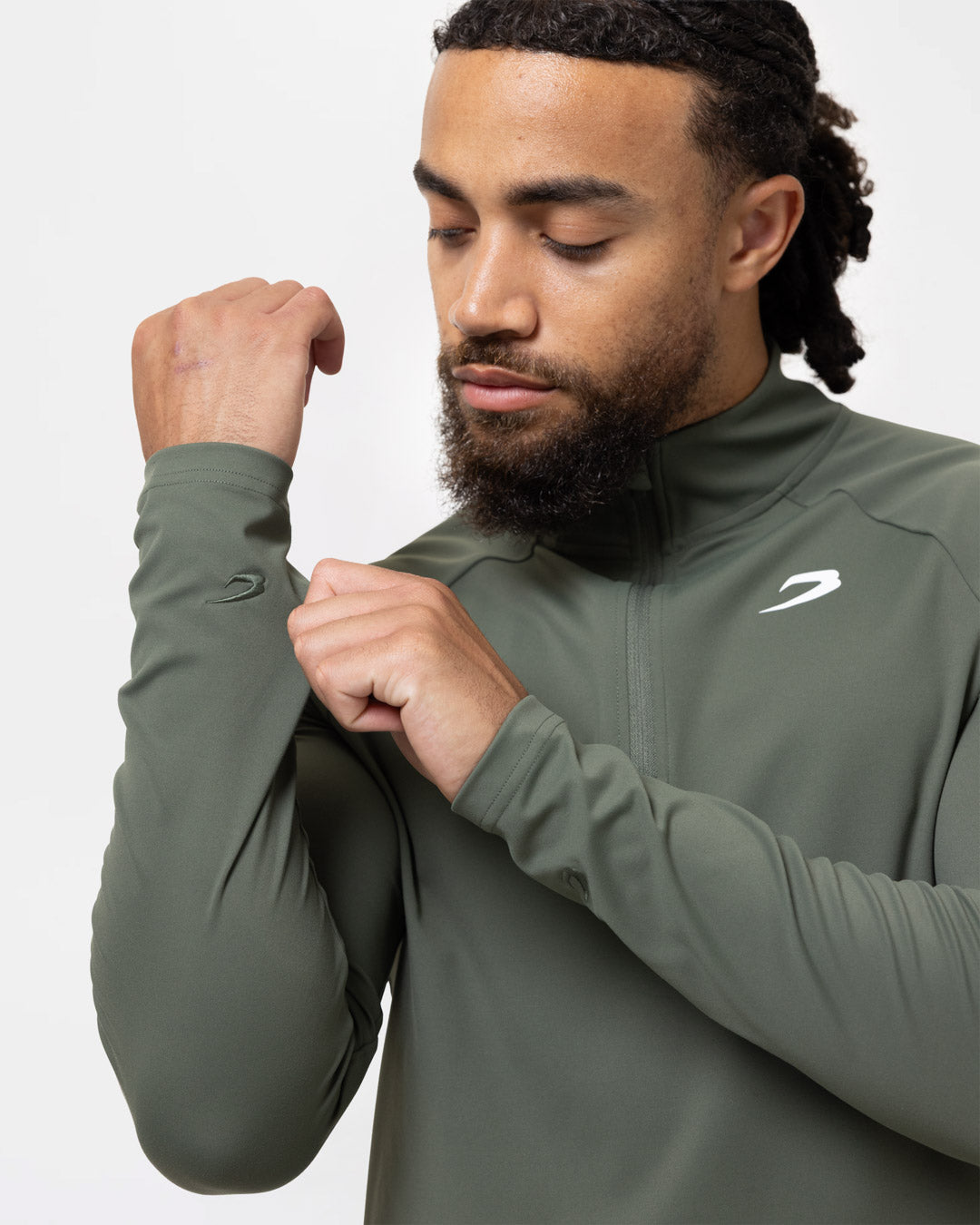 Valdes 1/4 Zip - Green