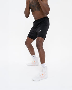 Valdes 2-in-1 Shorts - Black