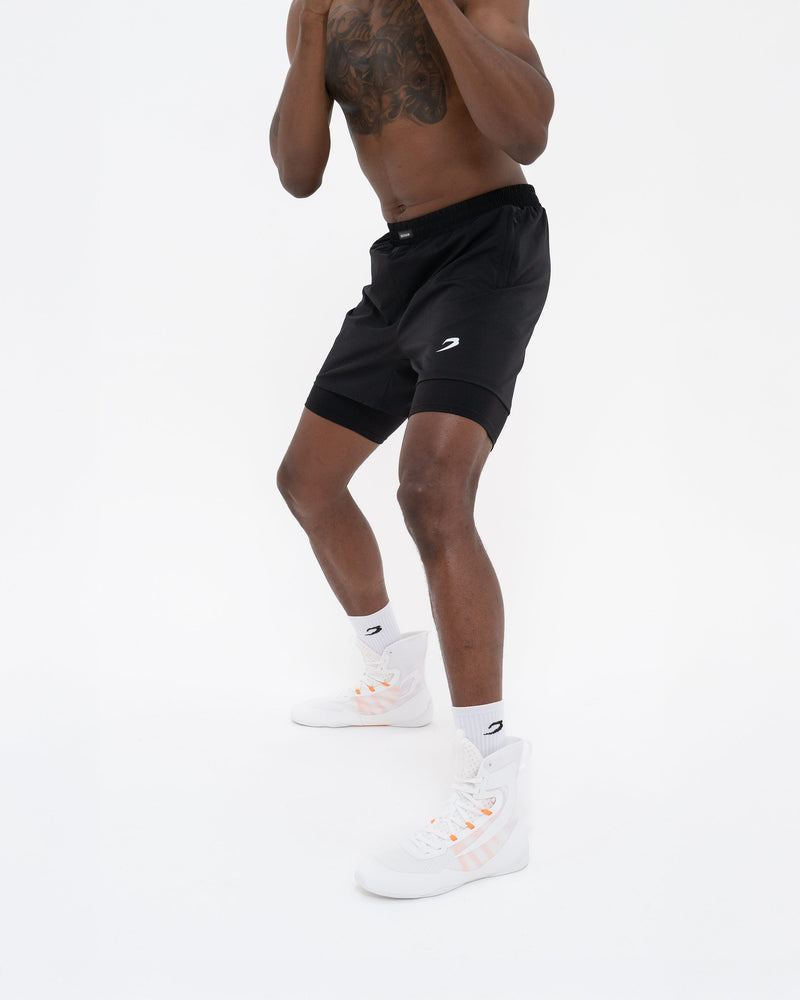Valdes 2-in-1 Shorts - Black