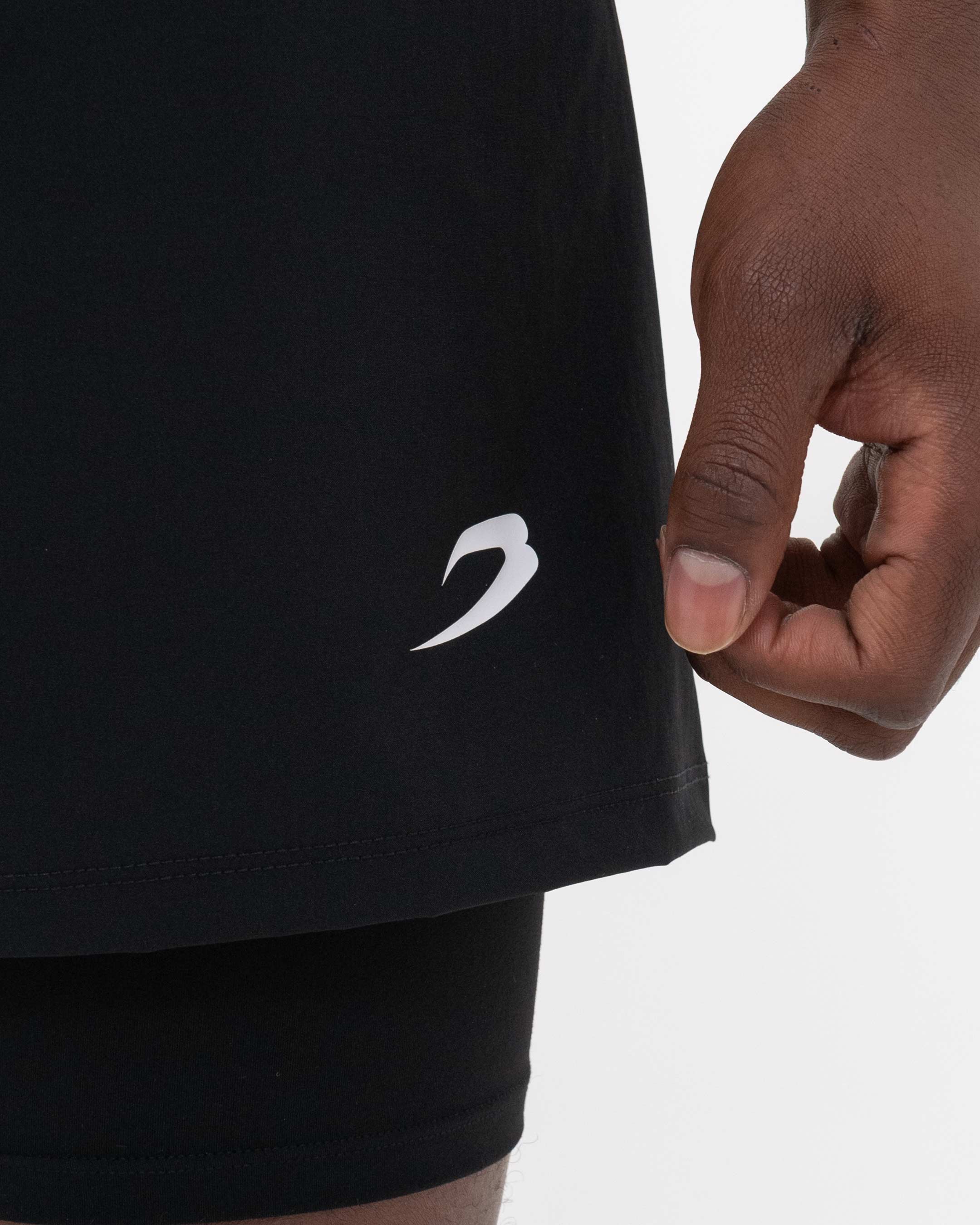 Valdes 2-in-1 Shorts - Black