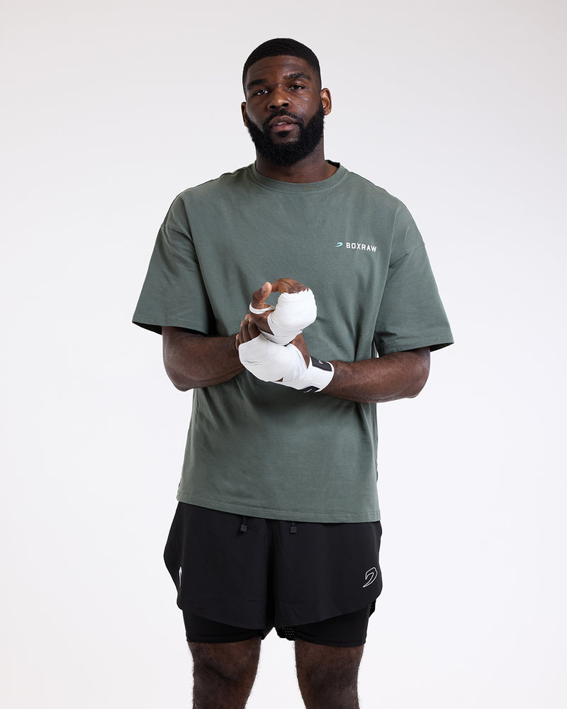 We Don't Play Boxing Oversized T-Shirt - Green