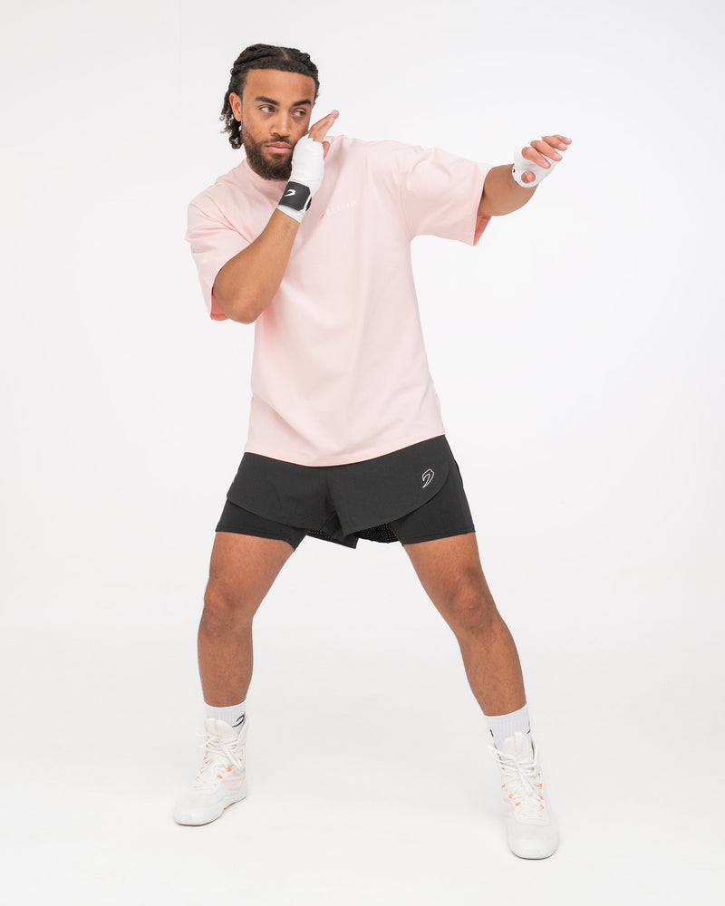 We Don't Play Boxing Oversized T-Shirt - Pink
