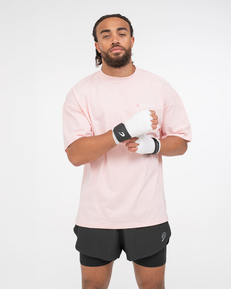 We Don't Play Boxing Oversized T-Shirt - Pink