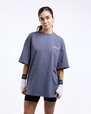 We Don't Play Boxing Oversized T-Shirt - Charcoal