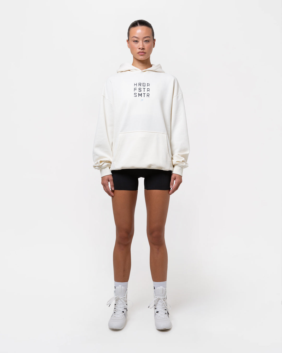 HRDR FSTR SMTR Oversized Hoodie - Ivory