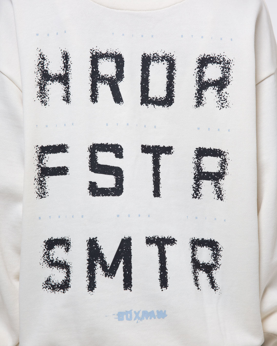 HRDR FSTR SMTR Oversized Hoodie - Ivory