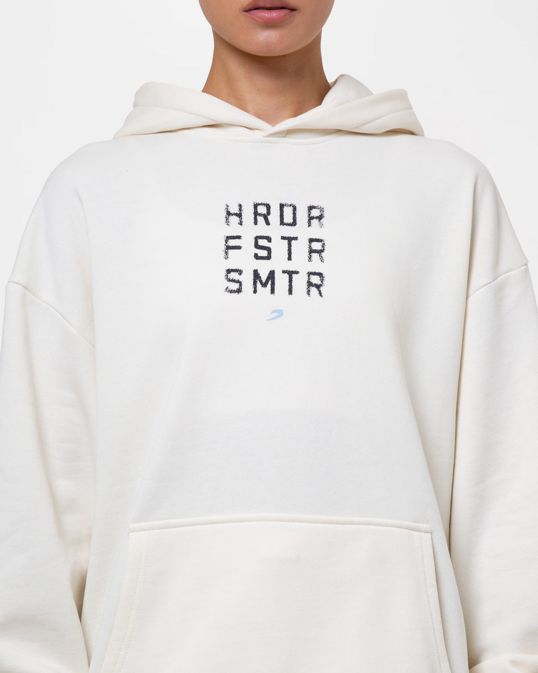 HRDR FSTR SMTR Oversized Hoodie - Ivory