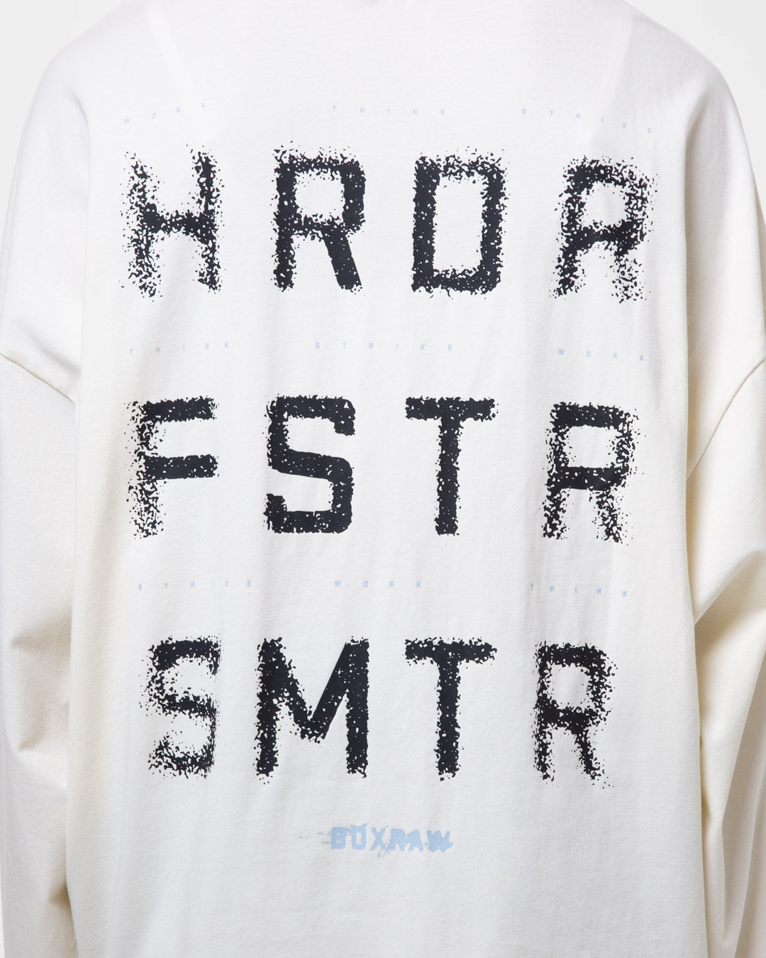 HRDR FSTR SMTR Oversized Long Sleeve T-Shirt - Ivory