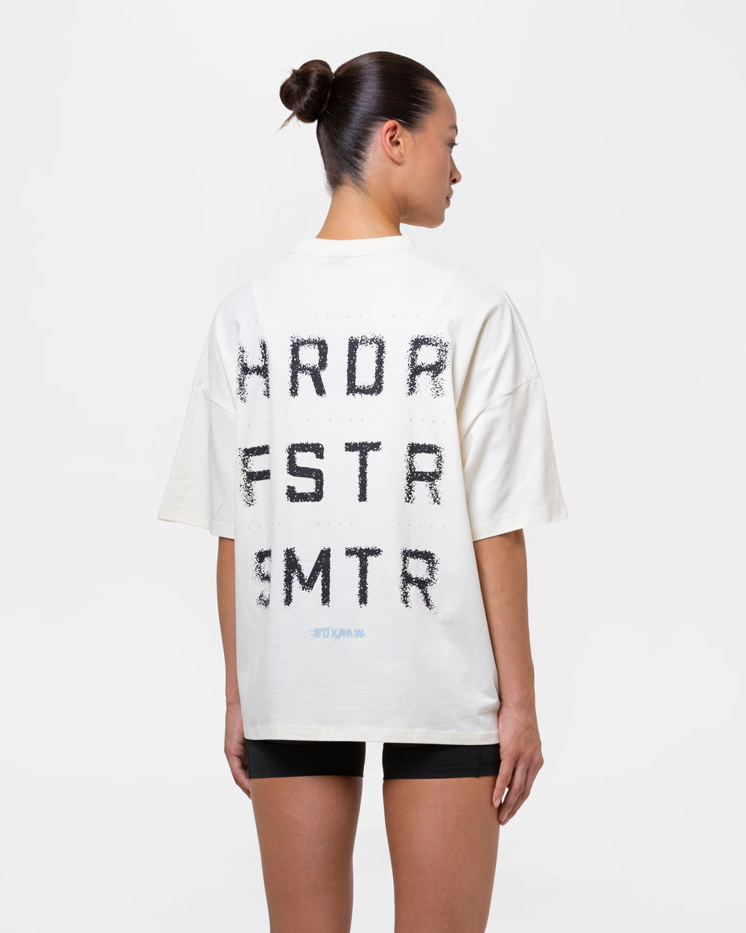HRDR FSTR SMTR Oversized T-Shirt - Ivory
