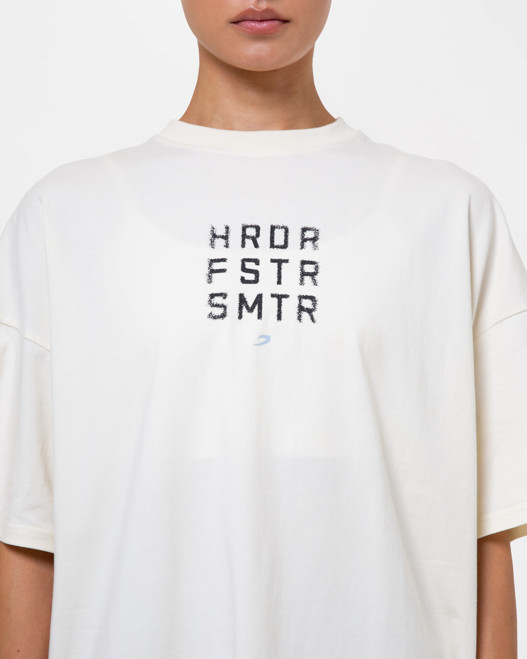 HRDR FSTR SMTR Oversized T-Shirt - Ivory