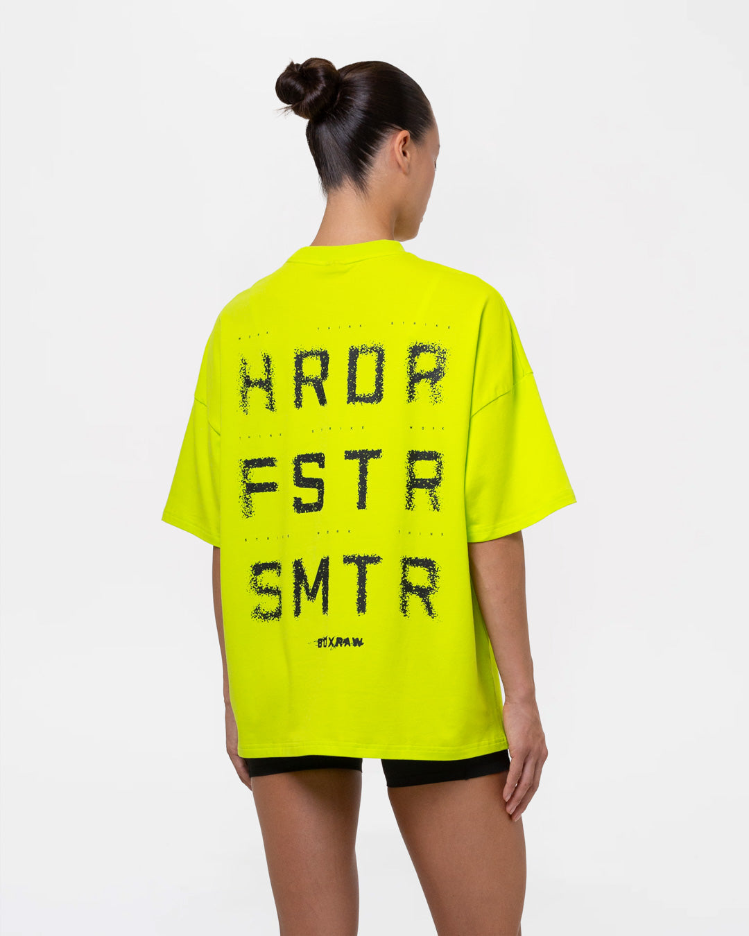 HRDR FSTR SMTR Oversized T-Shirt - Lime