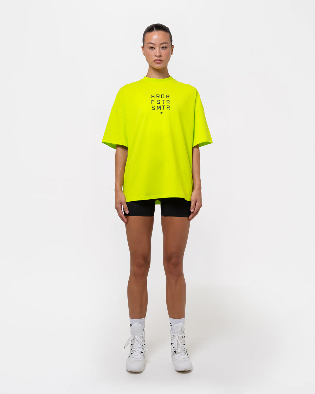HRDR FSTR SMTR Oversized T-Shirt - Lime
