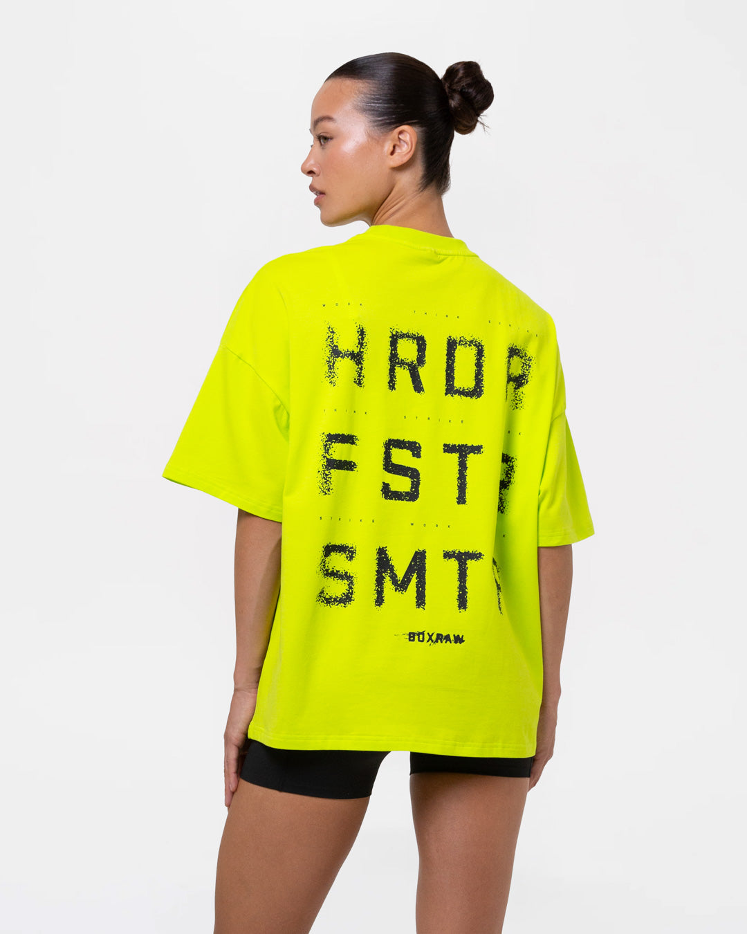 HRDR FSTR SMTR Oversized T-Shirt - Lime
