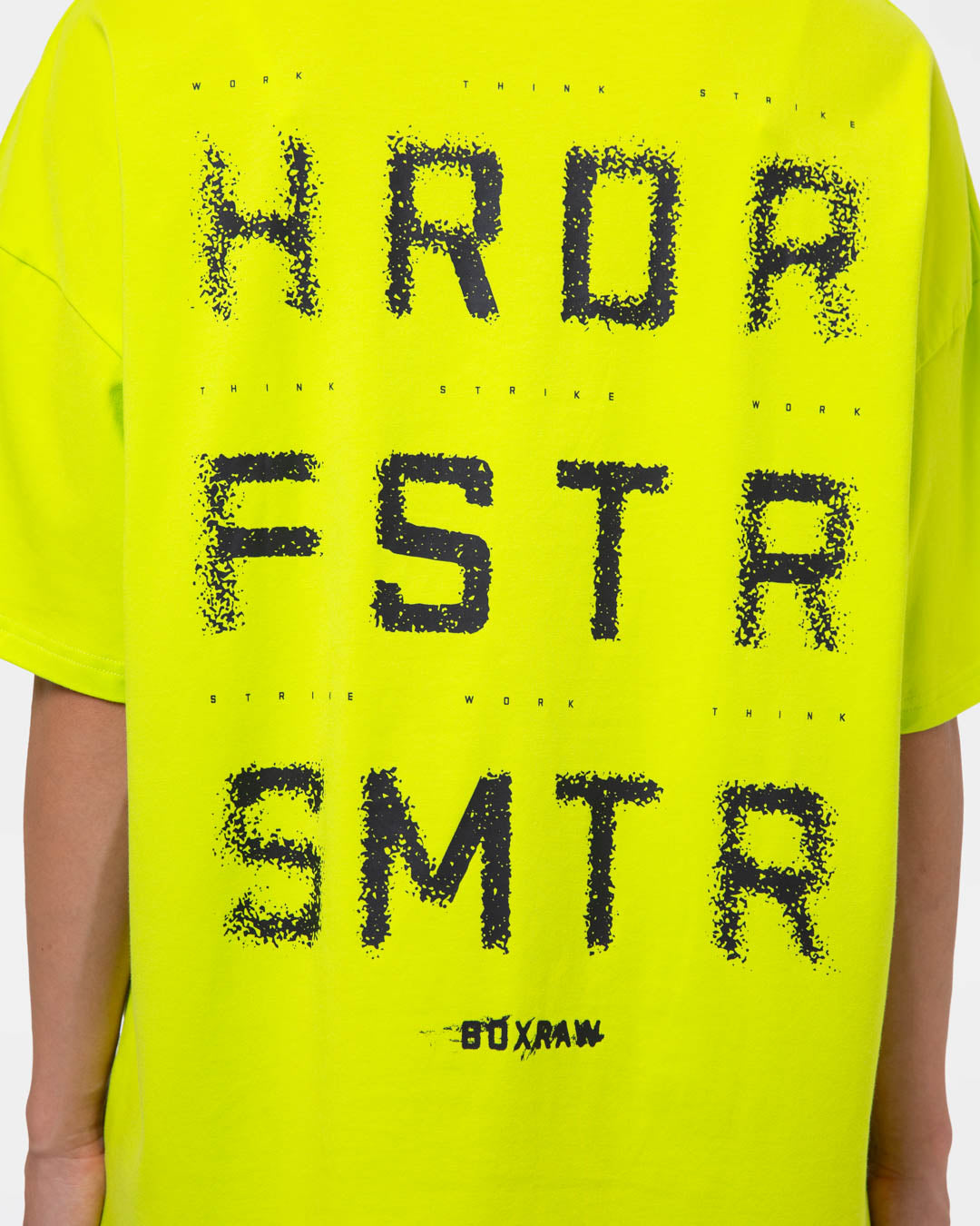 HRDR FSTR SMTR Oversized T-Shirt - Lime