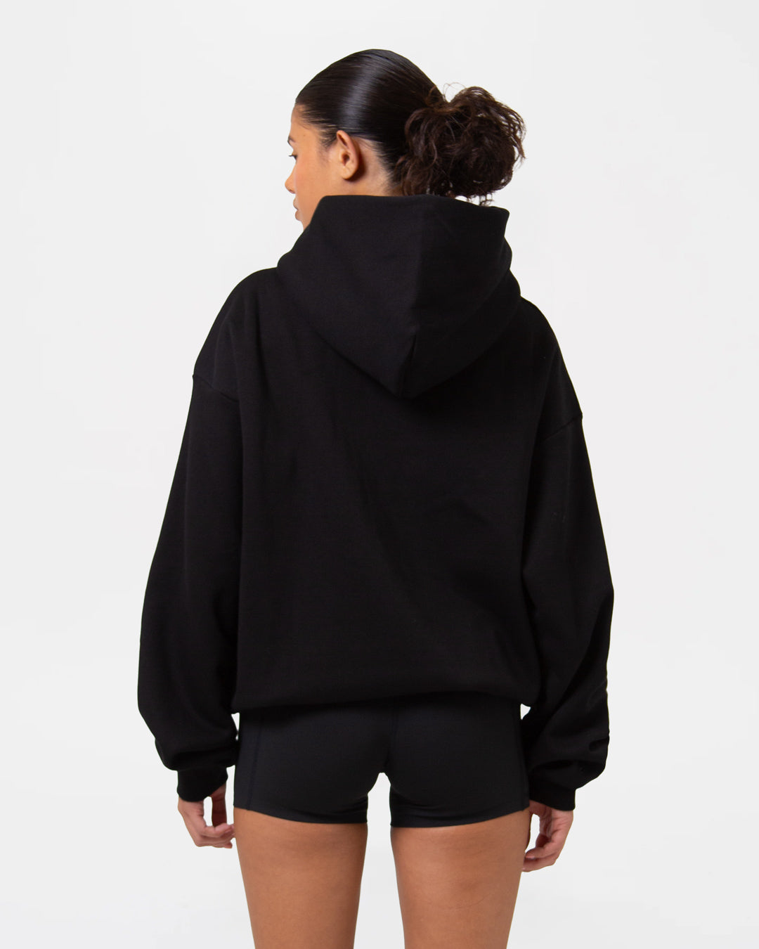 Strike Oversized Hoodie - Black