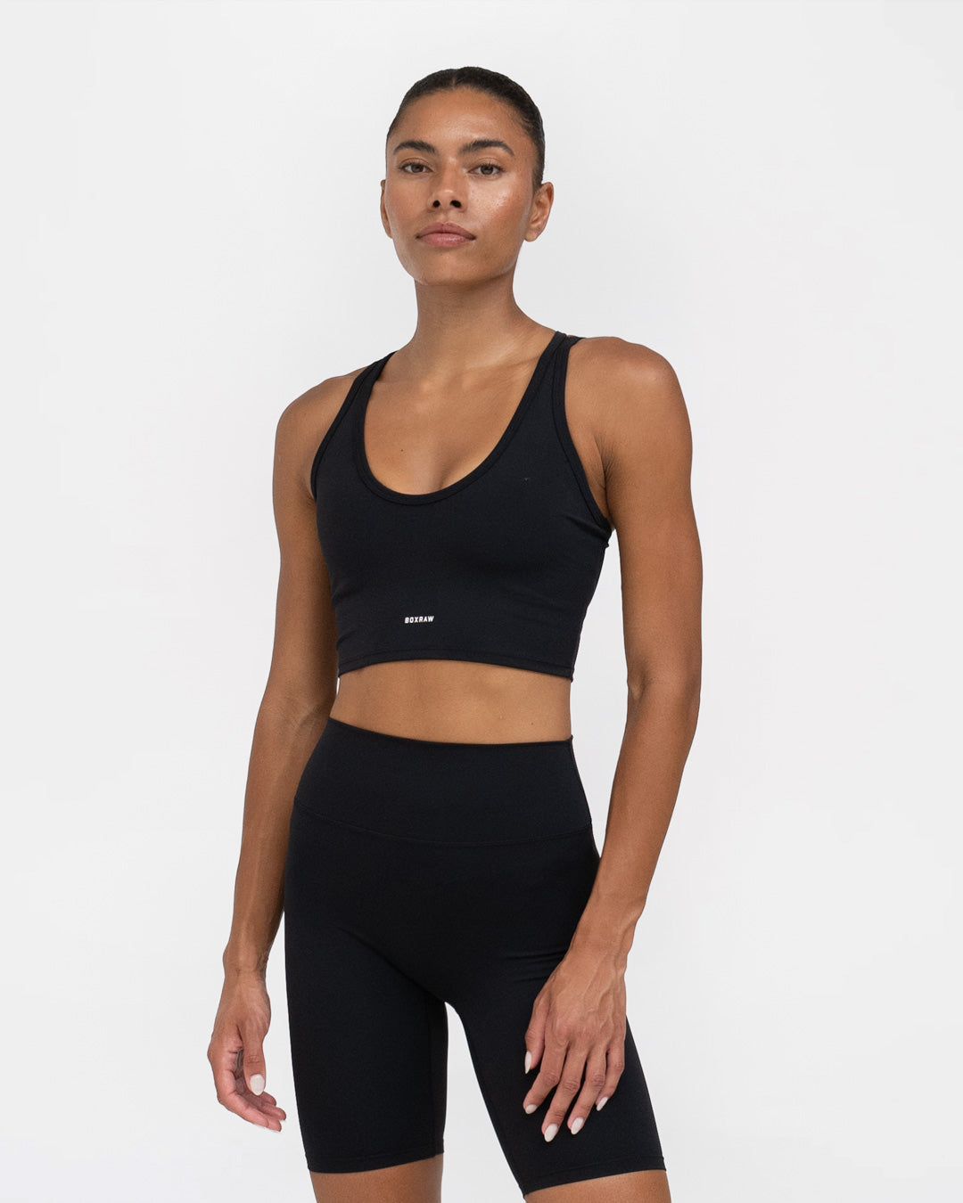 Annie Tank Bra - Black | BOXRAW