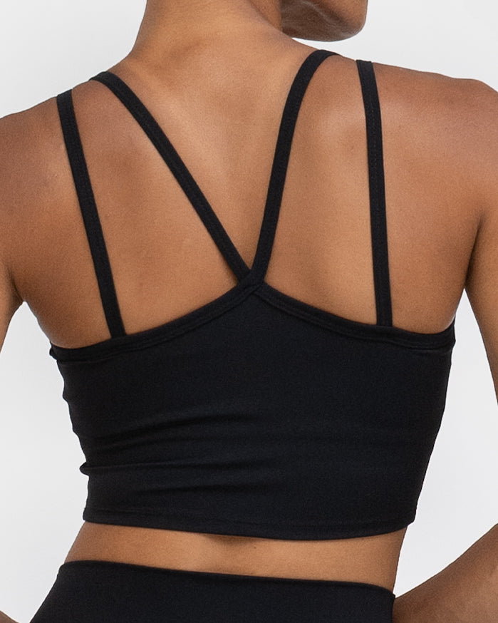 Annie Tank Bra - Black